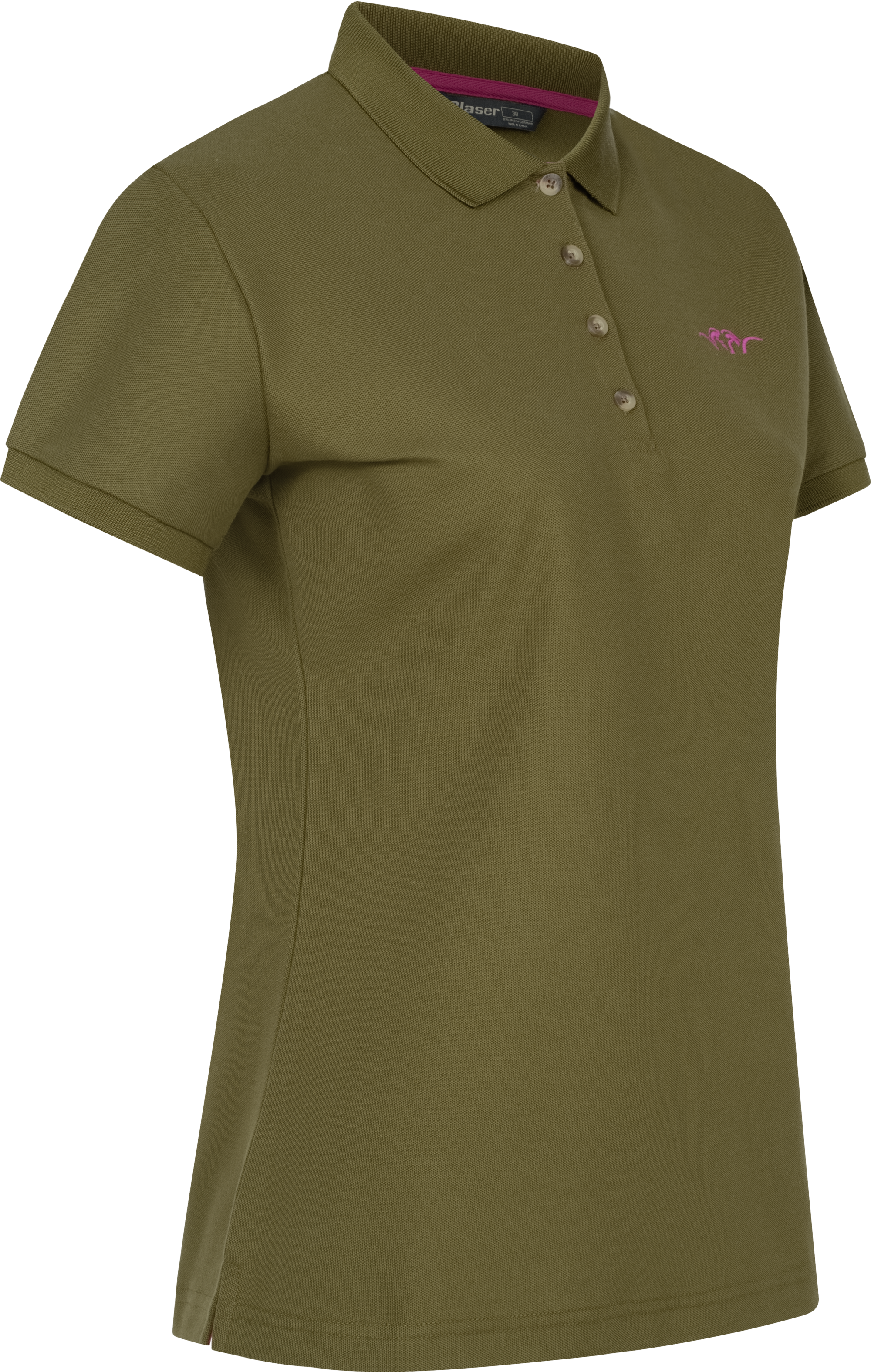 Blaser Poloshirt Damen 25 dunkel oliv