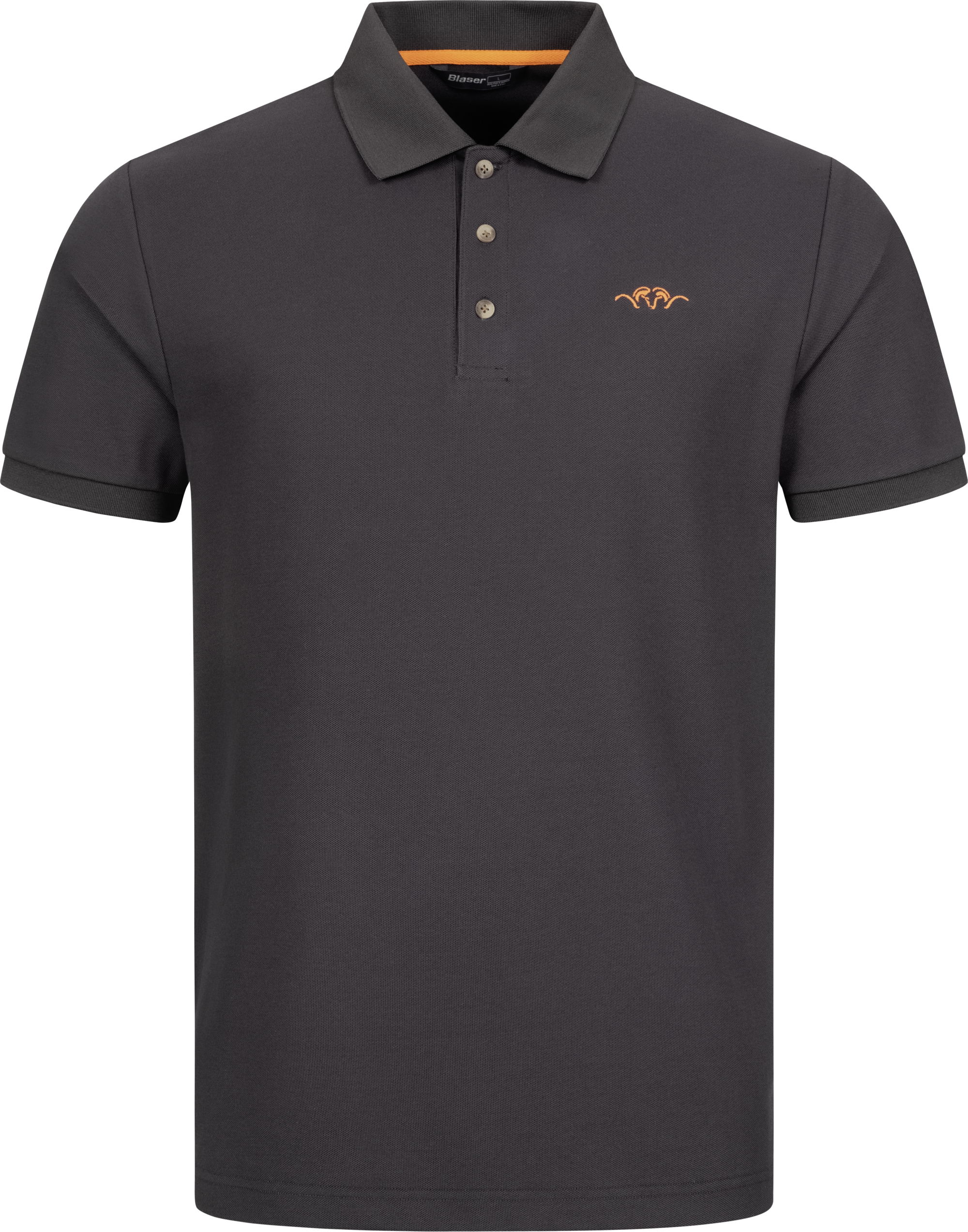 Herren Solid Polo Shirt 25 phantom