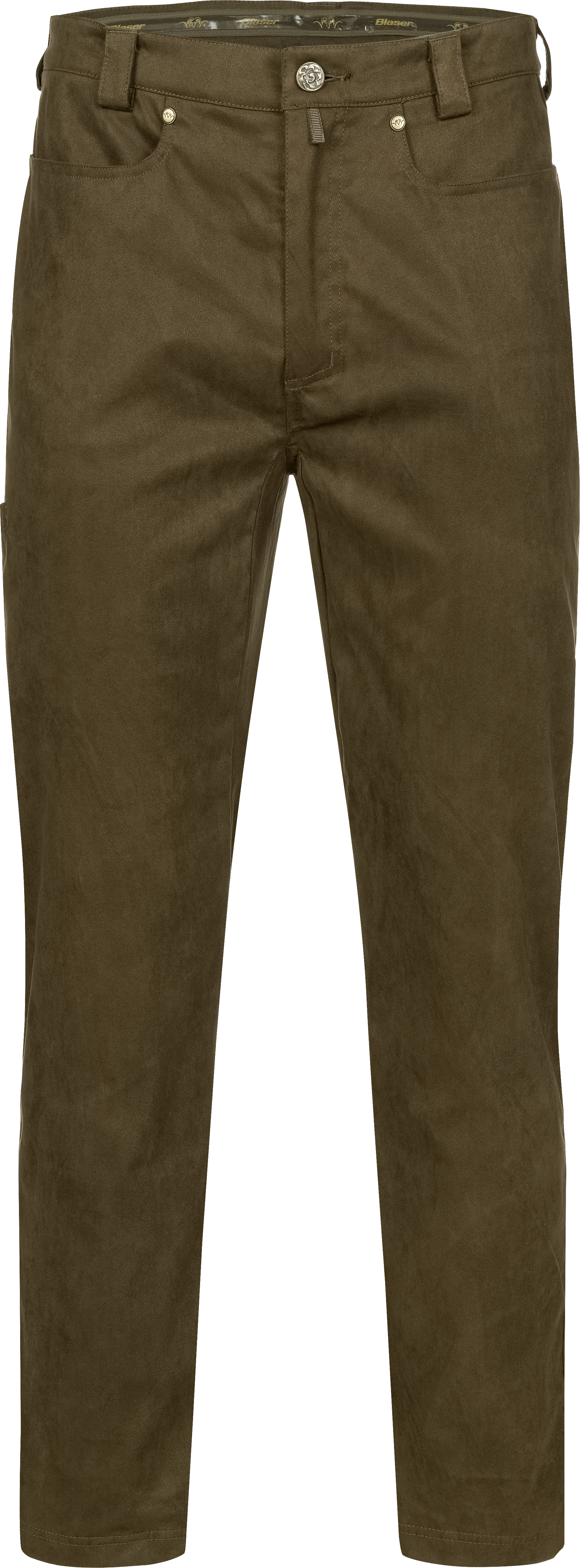 Blaser Maddox Suede Hose dunkelbraun