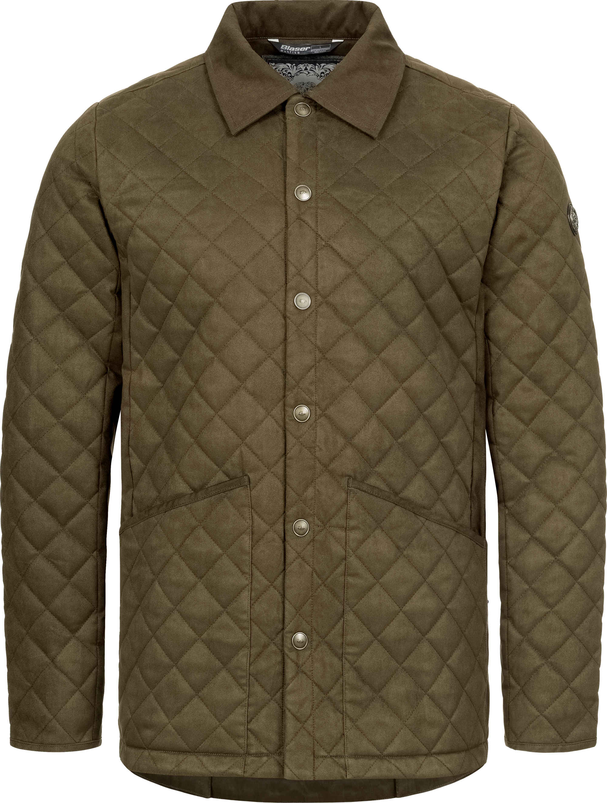 Blaser Herren Suede Jacke Damian dunkelbraun
