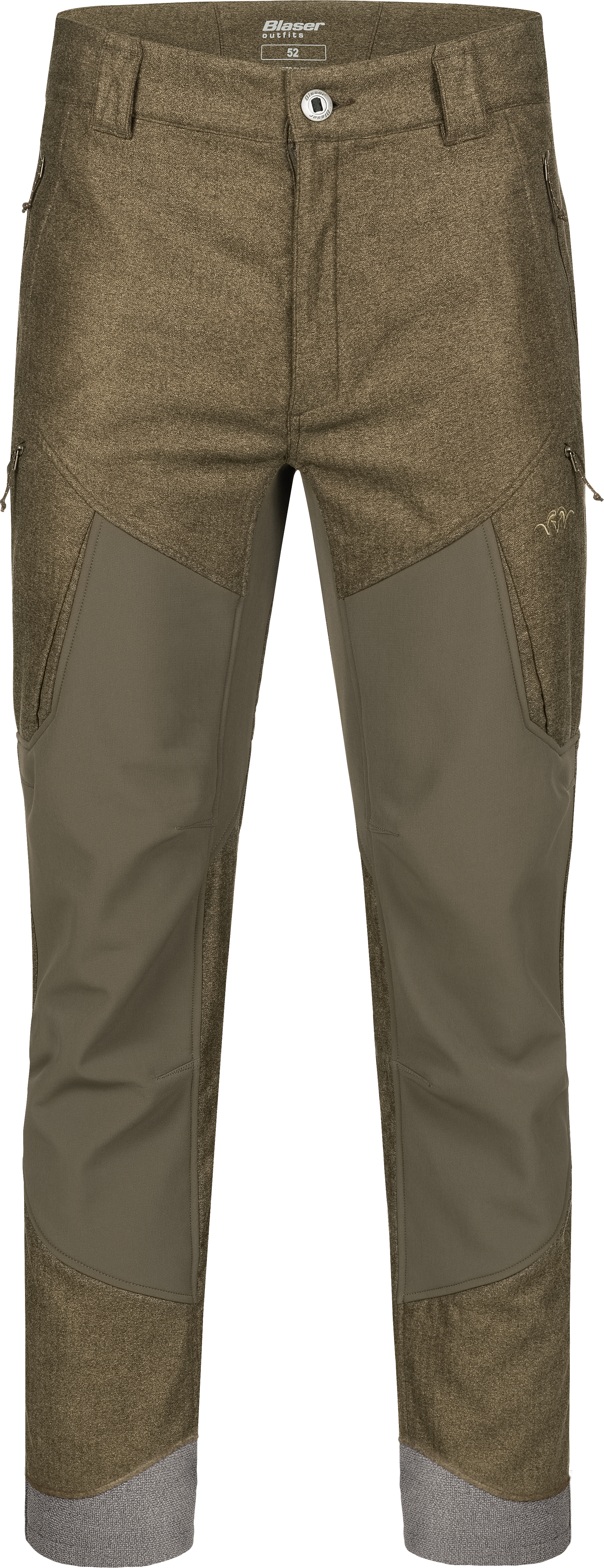 Herren VINTAGE Whizz Softshell dunkelbraun mélange