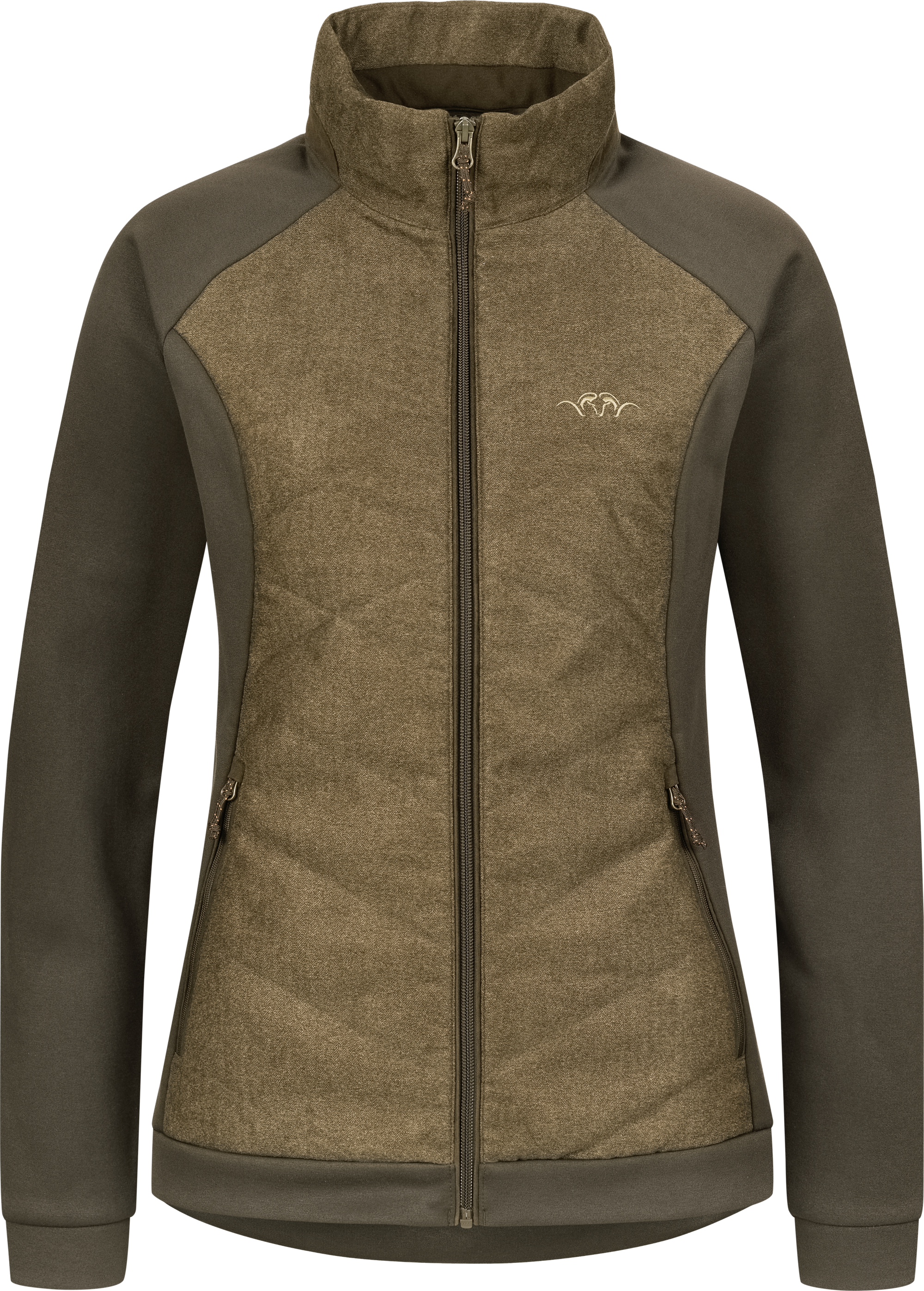 Damen Fleece Jacke Kora dunkelbraun