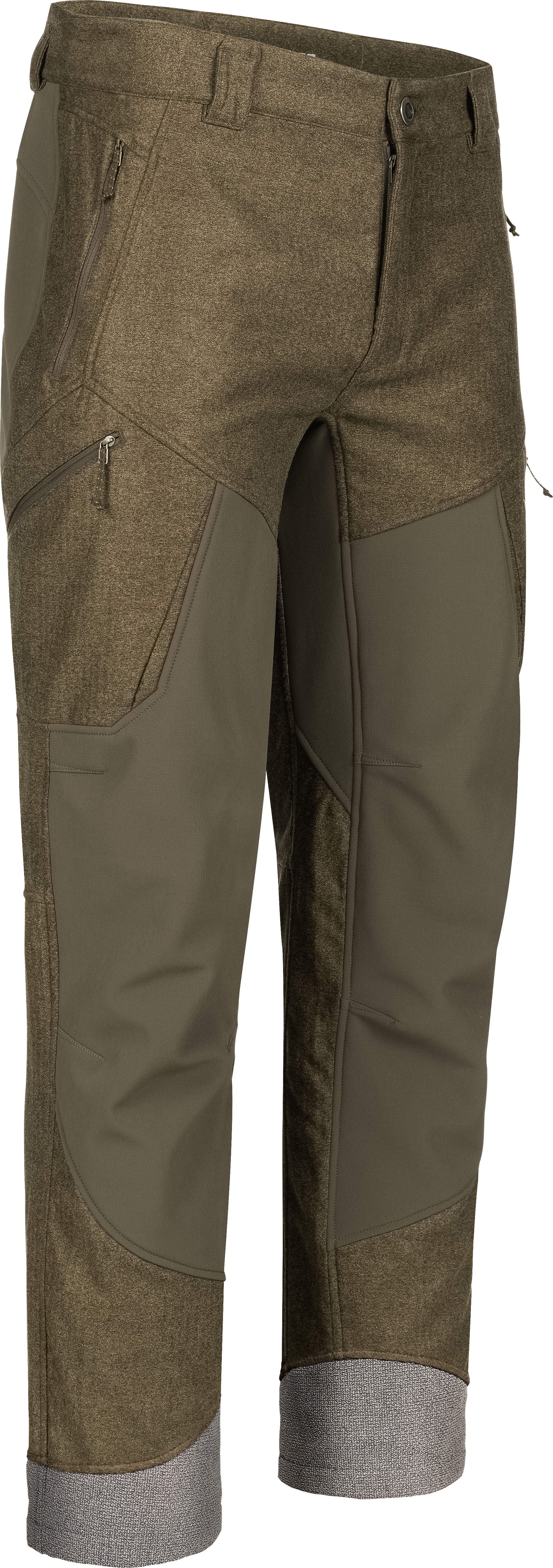 Herren VINTAGE Whizz Softshell dunkelbraun mélange
