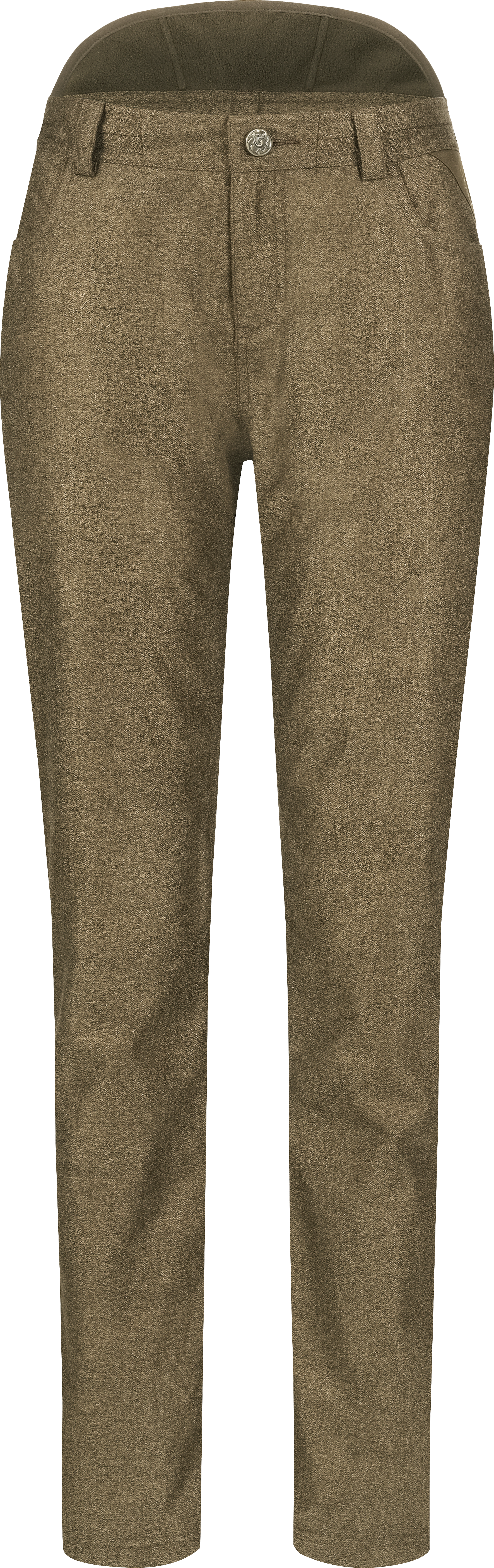 Damen VINTAGE Hose Celina dunkelbraun mélange