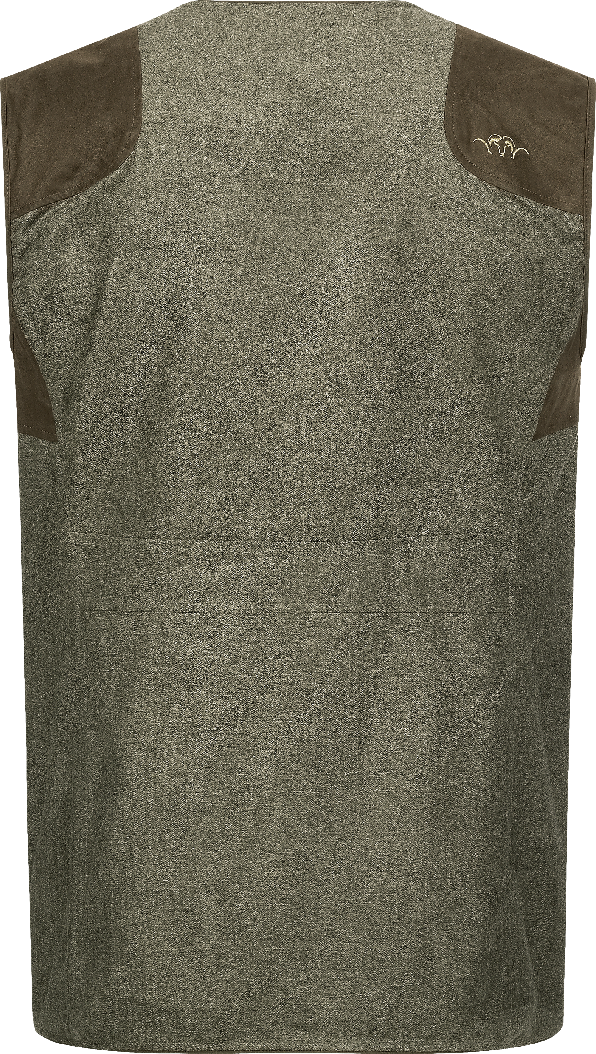 Herren VINTAGE Wing Weste olive mélange/schwarz