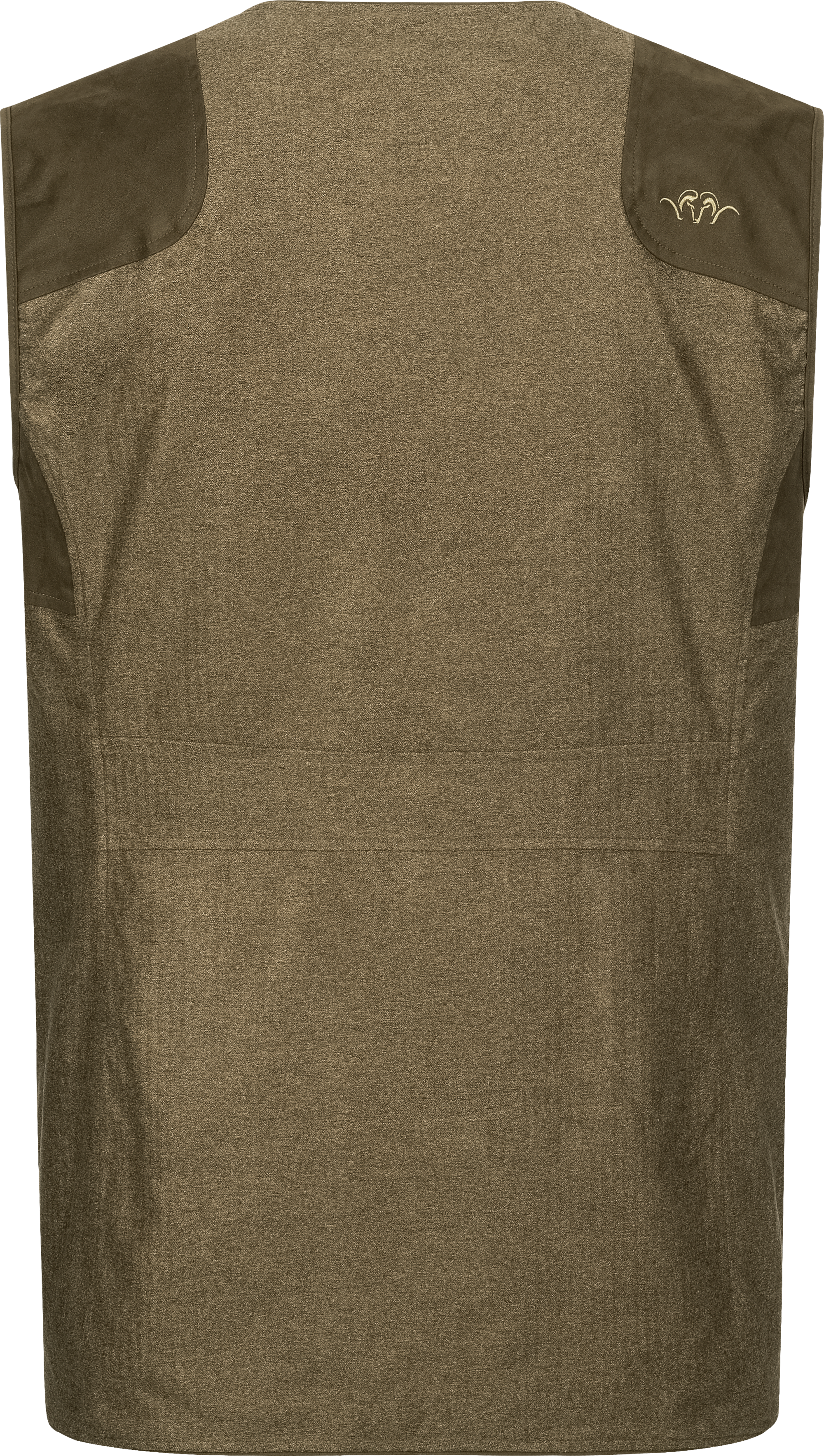 Herren VINTAGE Wing Weste dunkelbraun mélange