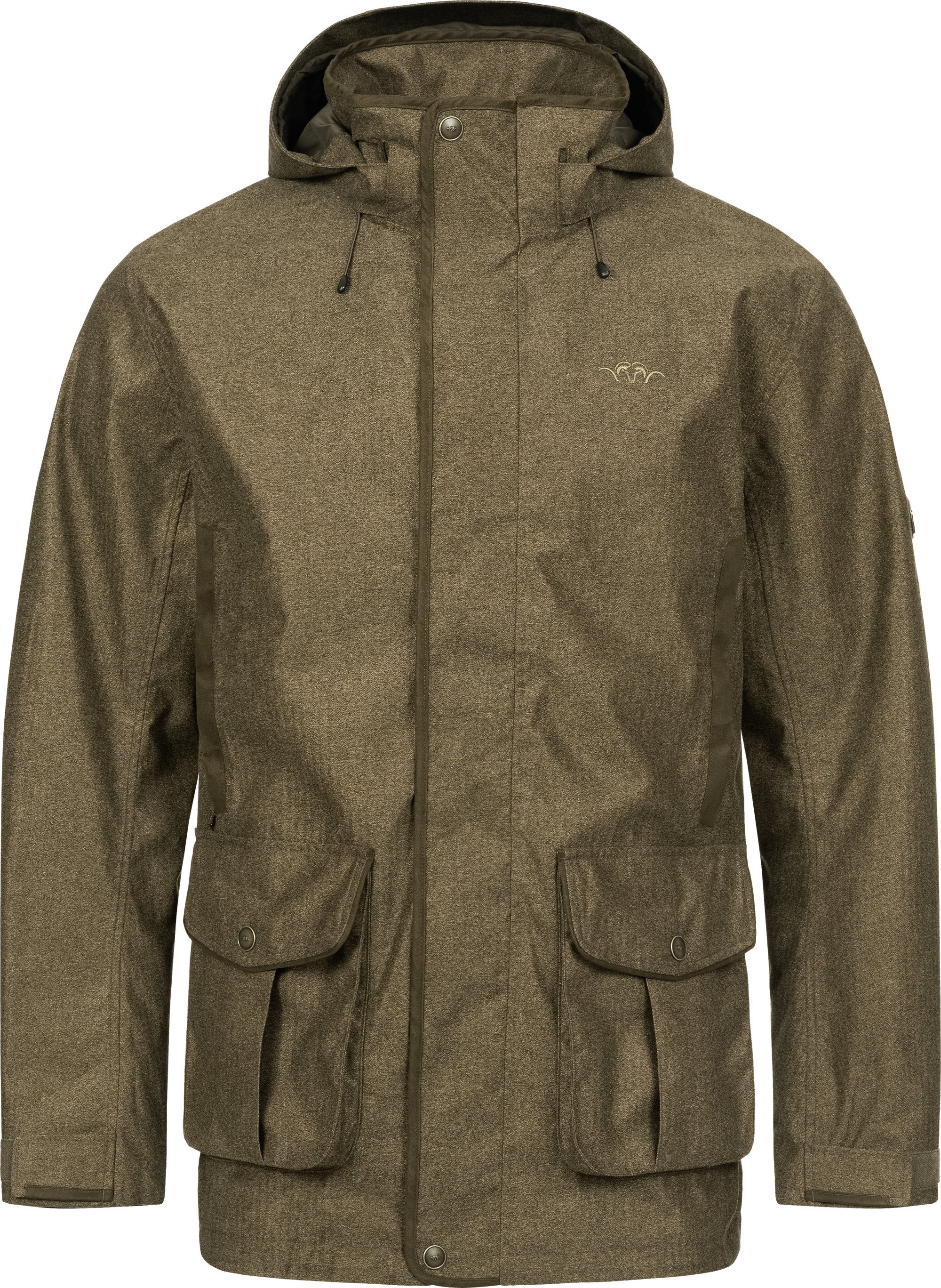Herren VINTAGE Wing Jacke dunkelbraun mélange
