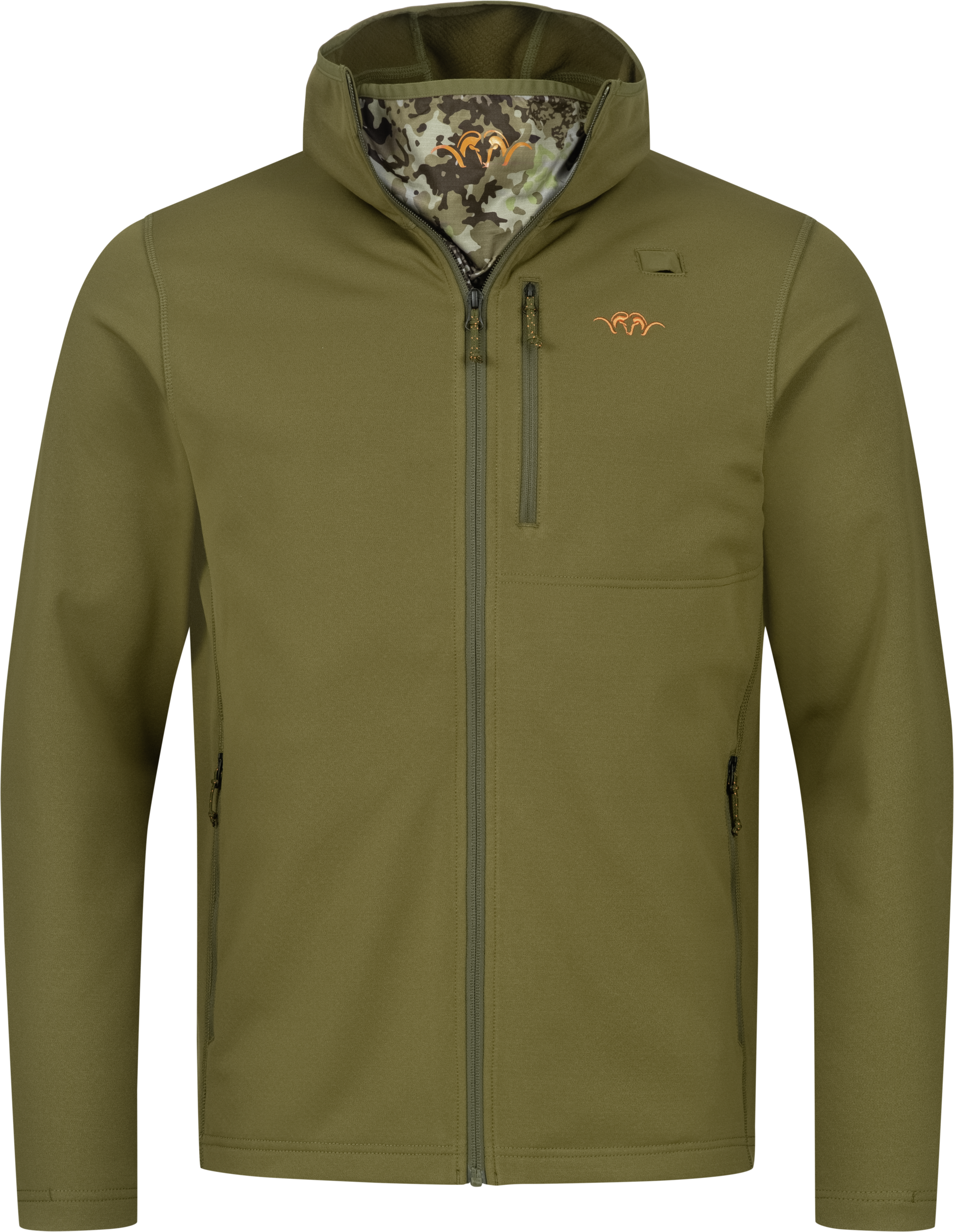 Herren Drain FZ Hoody dunkel oliv
