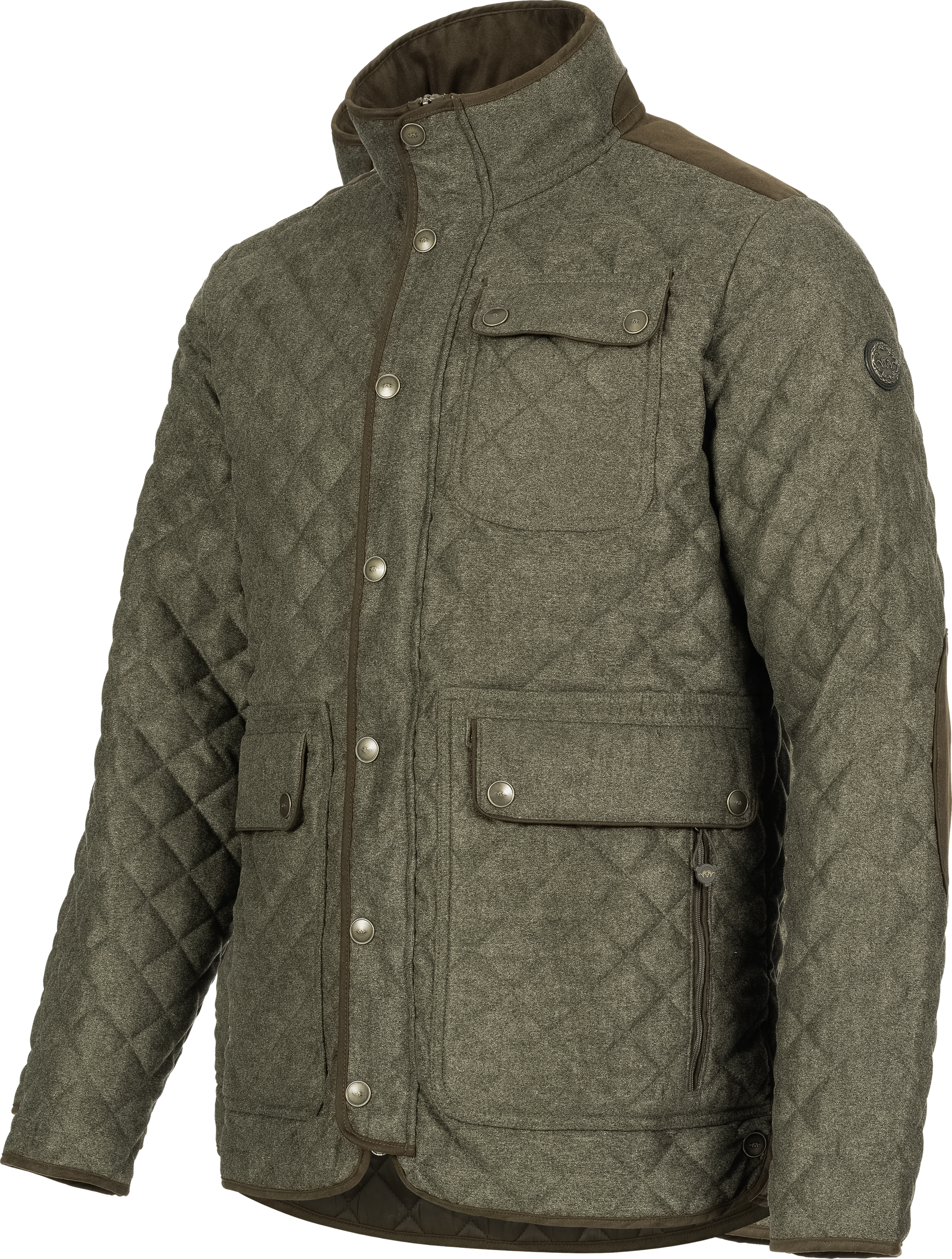 Herren Vintage Jacke Miles olive mélange/schwarz